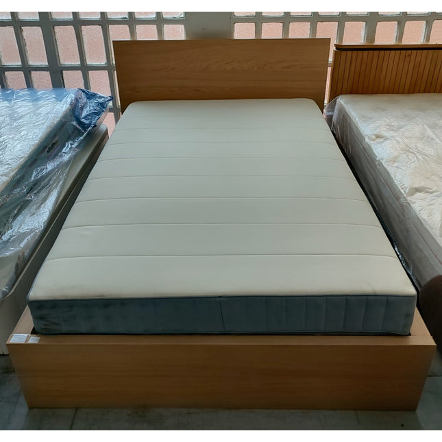 CAMA MATRIMONIAL "MALM" CON COLCHÓN