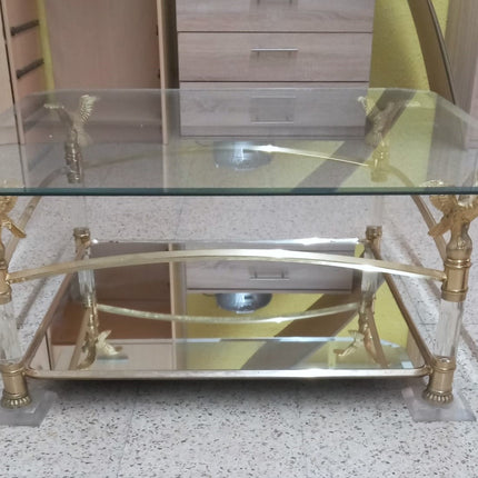 MESA DE CENTRO DE CRISTAL