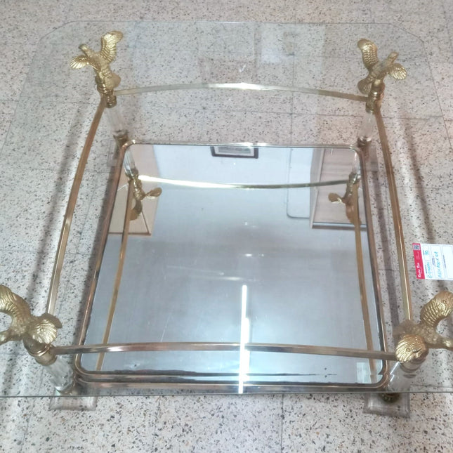 MESA DE CENTRO DE CRISTAL
