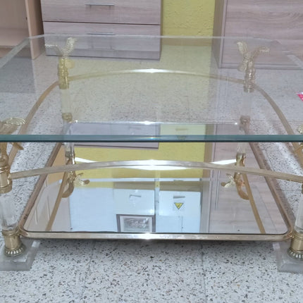 MESA DE CENTRO DE CRISTAL