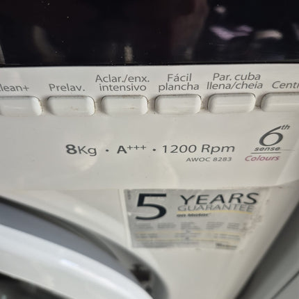 LAVADORA WHIRPOOL 8KG A+++