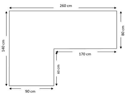SOFÁ CHAISE LONGUE NUEVO GRIS