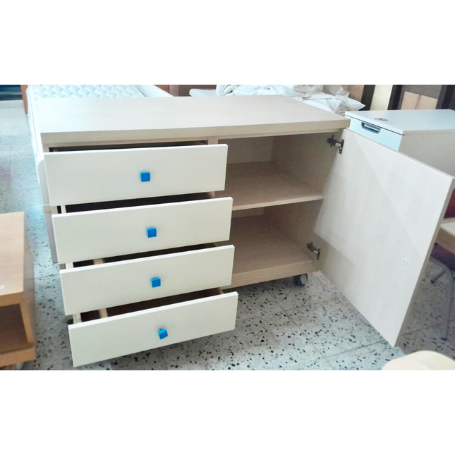 COMODA 4 CAJONES MADERA