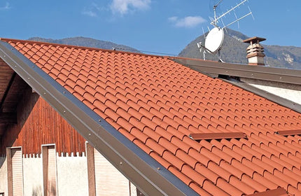 PLACAS TIPO SANDWICH IMITACIÓN TEJA ROJA