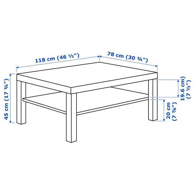 MESA DE CENTRO "LACK"