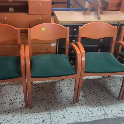 CONJUNTO DE 6 SILLAS DE MADERA